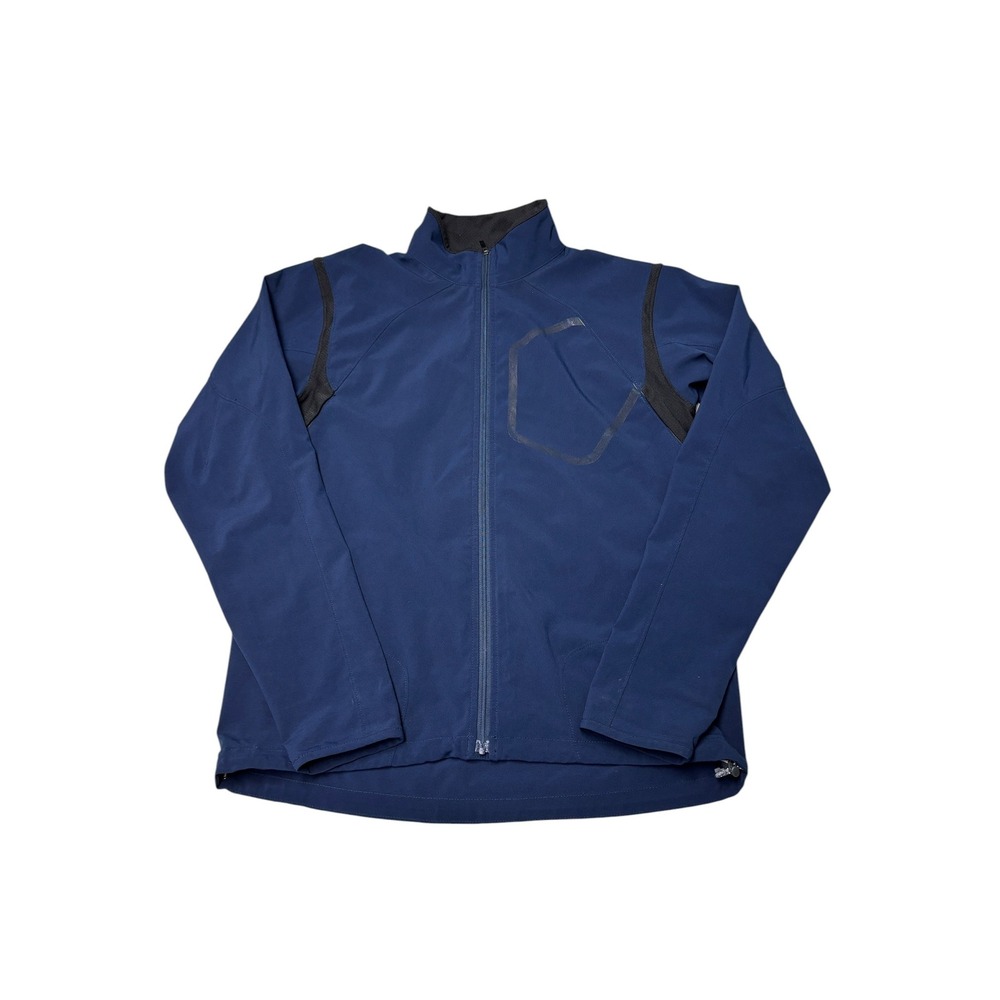 The North Face Flight Series Apex Jacket Mens Small Blue Softshell Full Zip AXZ1